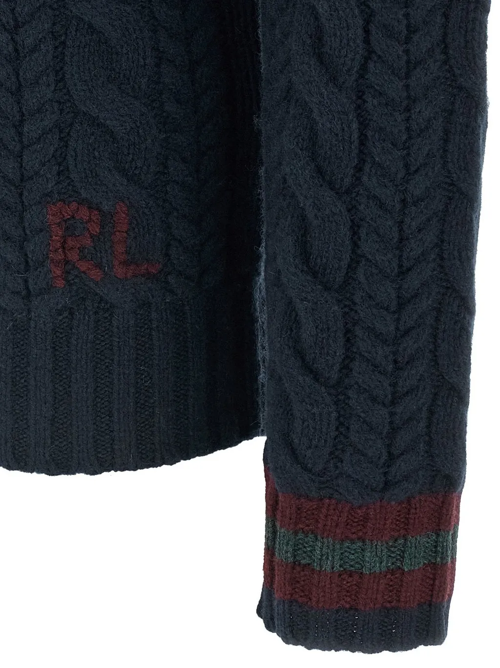 Polo Ralph Lauren V-Neck Braided Jumper
