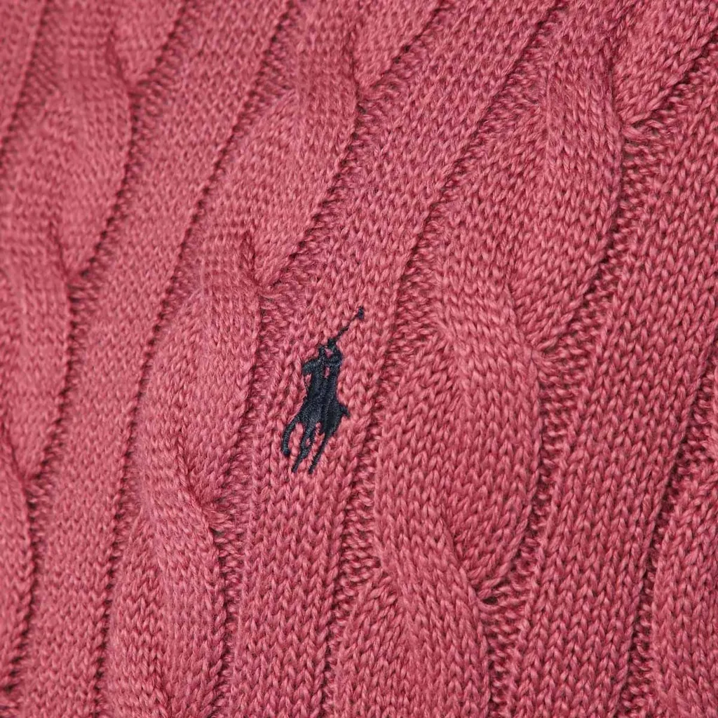 Polo Ralph Lauren Logo Embroidered Cable-Knit Jumper