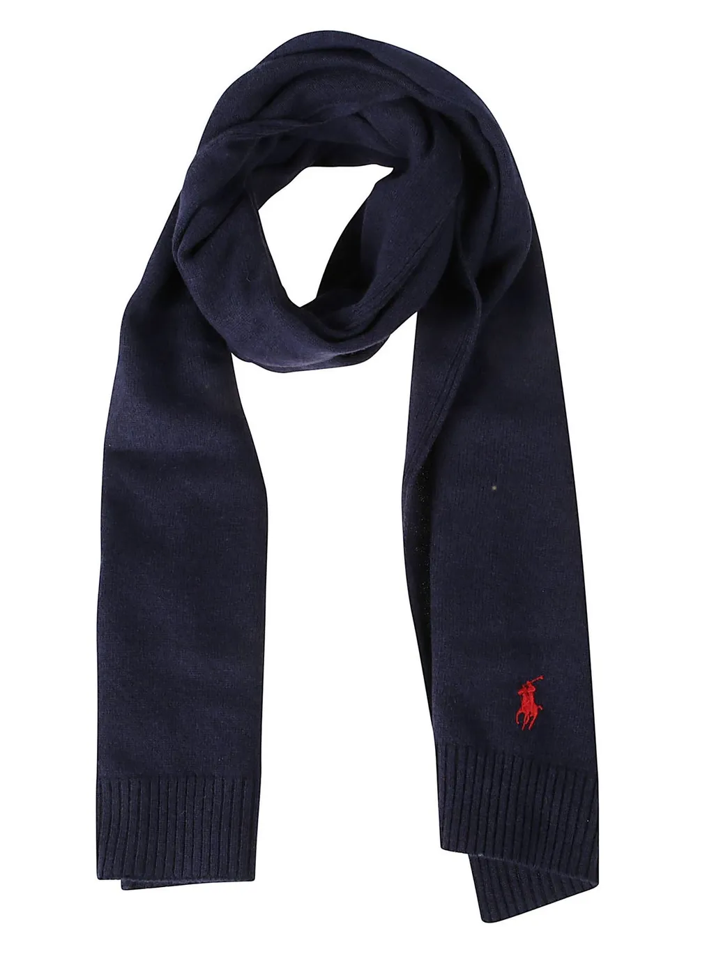 Polo Ralph Lauren Logo Embroidered Scarf