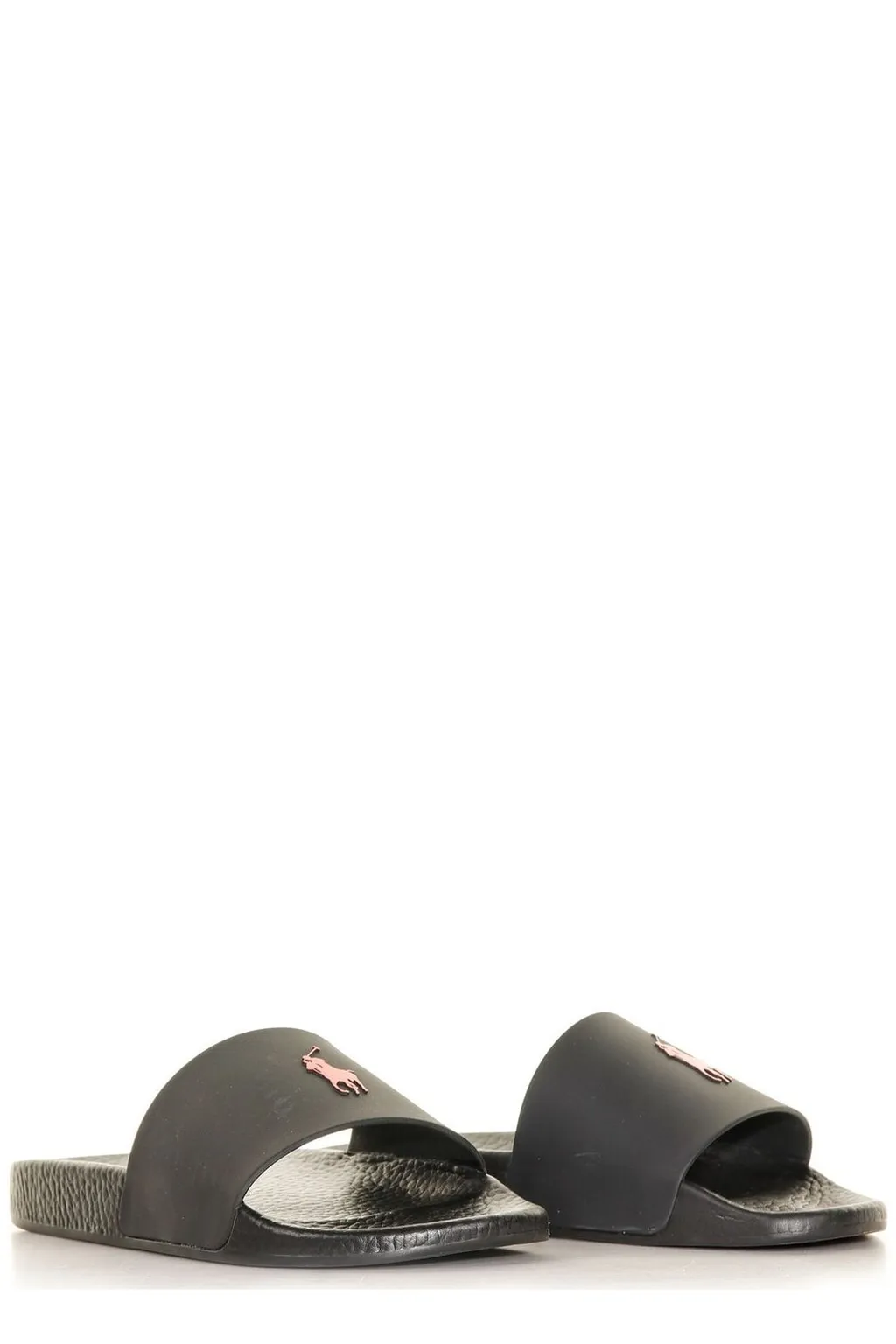 Polo Ralph Lauren Logo Detailed Open-Toe Slides