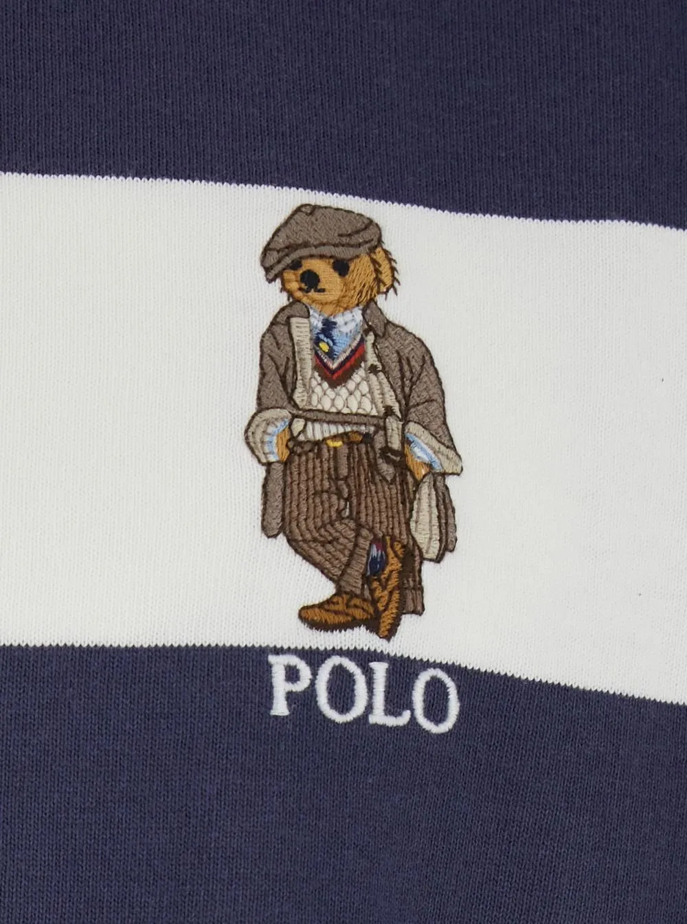 Polo Ralph Lauren Striped Logo Embroidered Polo Shirt