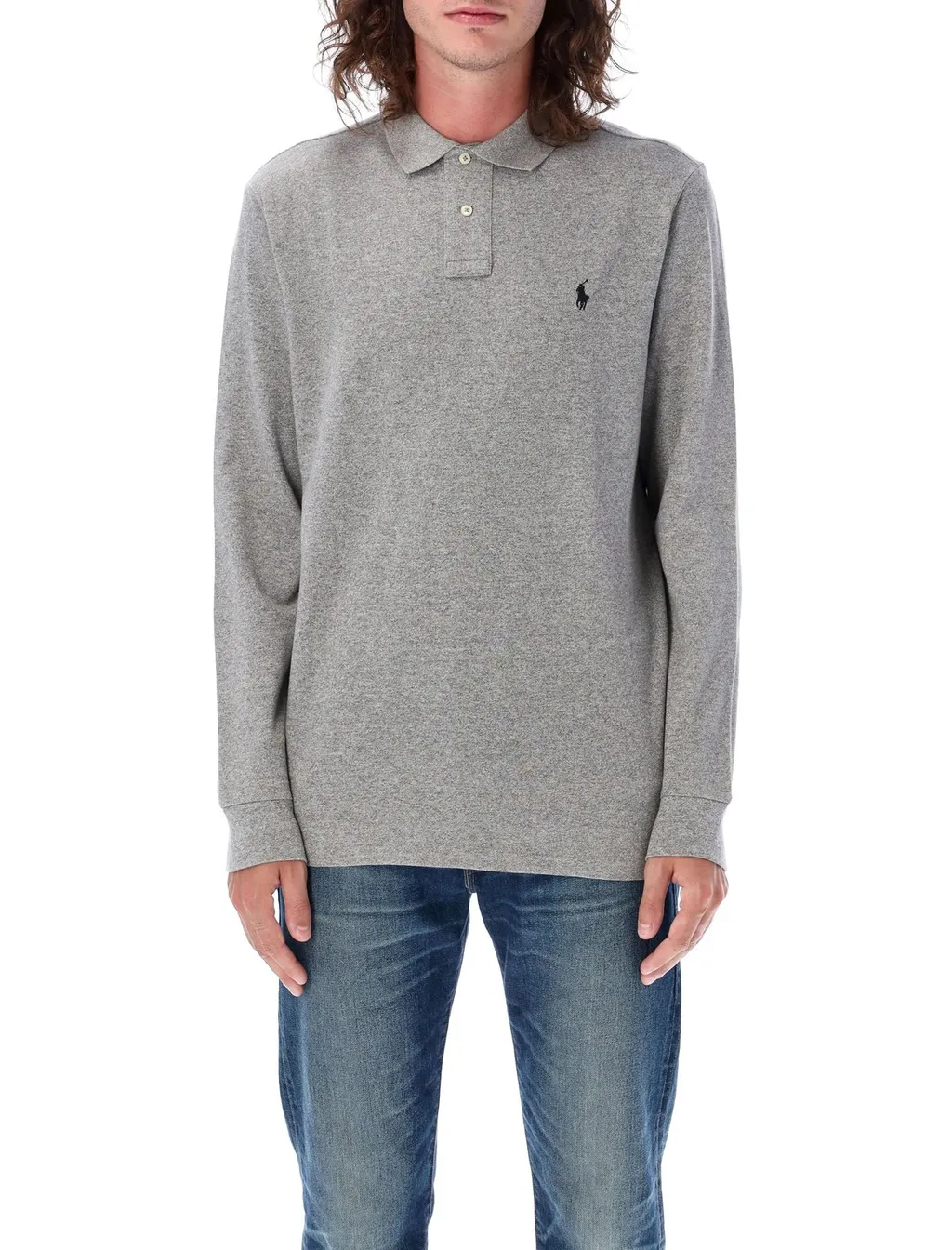 Polo Ralph Lauren All Fits Mesh Long-Sleeved Polo Shirt