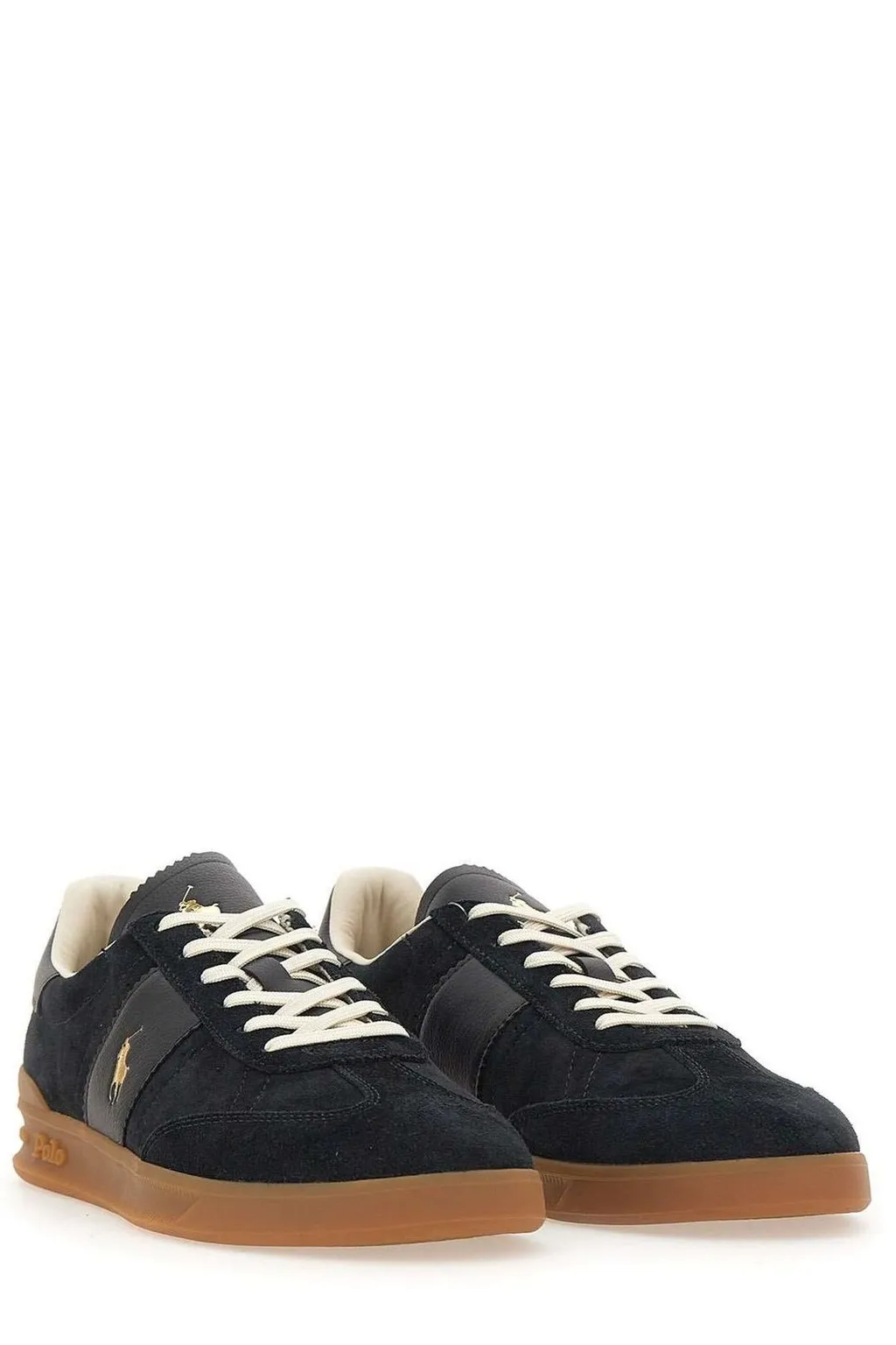 Polo Ralph Lauren Logo-Detail Lace-Up Sneakers