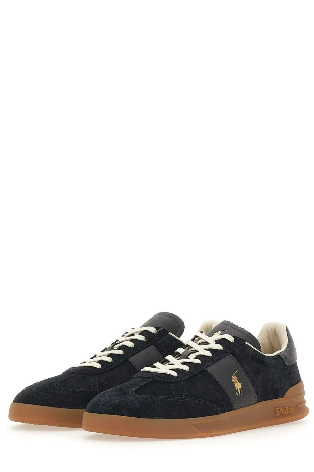 Polo Ralph Lauren Logo-Detail Lace-Up Sneakers