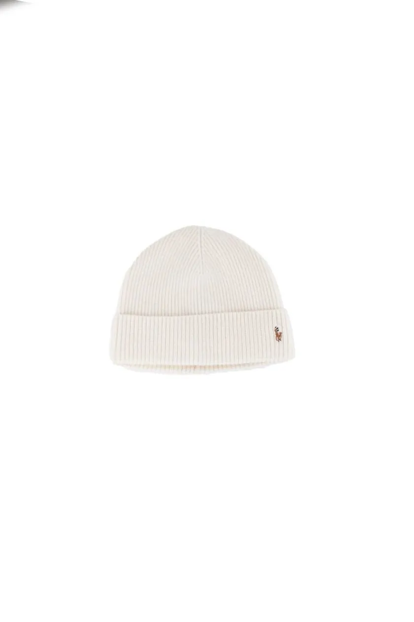 Polo Ralph Lauren Embroidered Ribbed Knit Beanie
