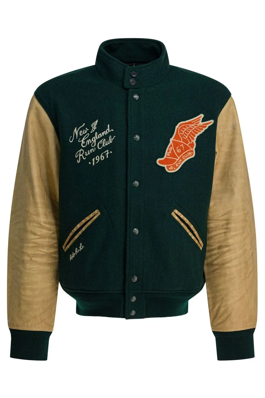 Polo Ralph Lauren Logo Detailed Varsity Jacket
