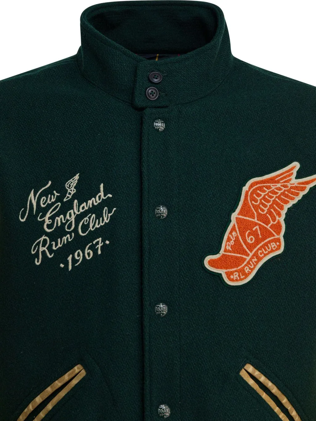 Polo Ralph Lauren Logo Detailed Varsity Jacket