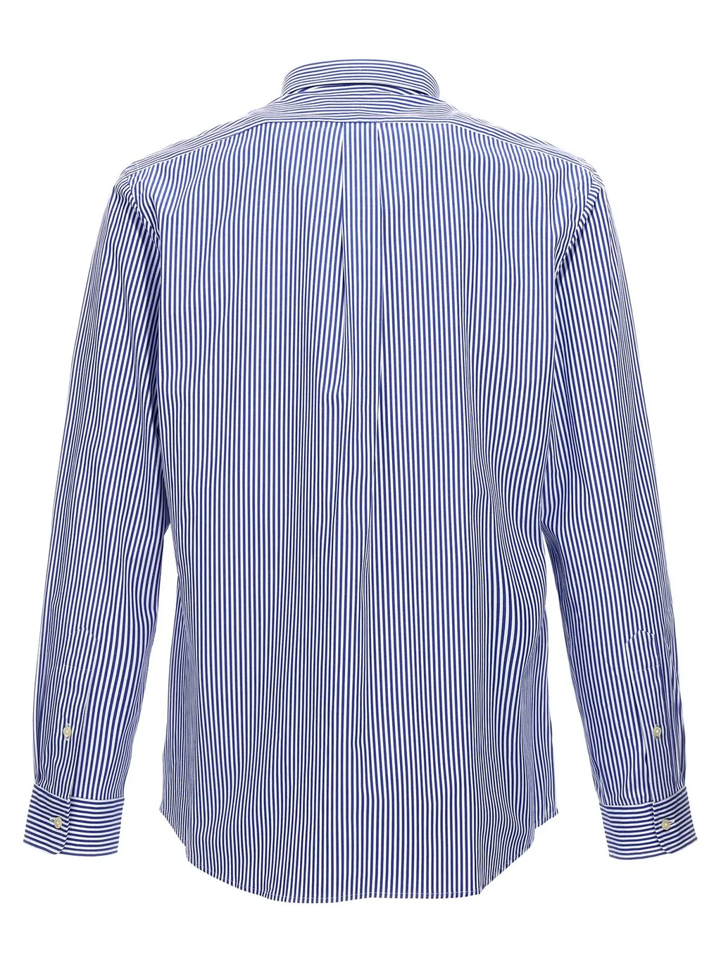 Polo Ralph Lauren Logo Embroidered Pinstriped Shirt