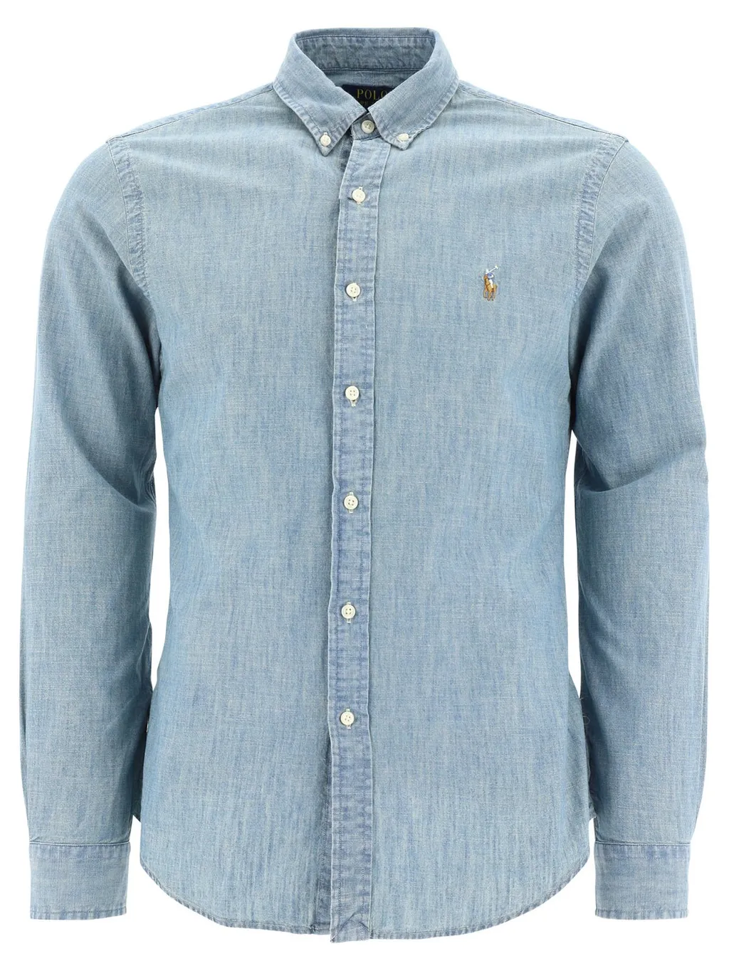 Polo Ralph Lauren Pony Embroidered Curved Hem Shirt