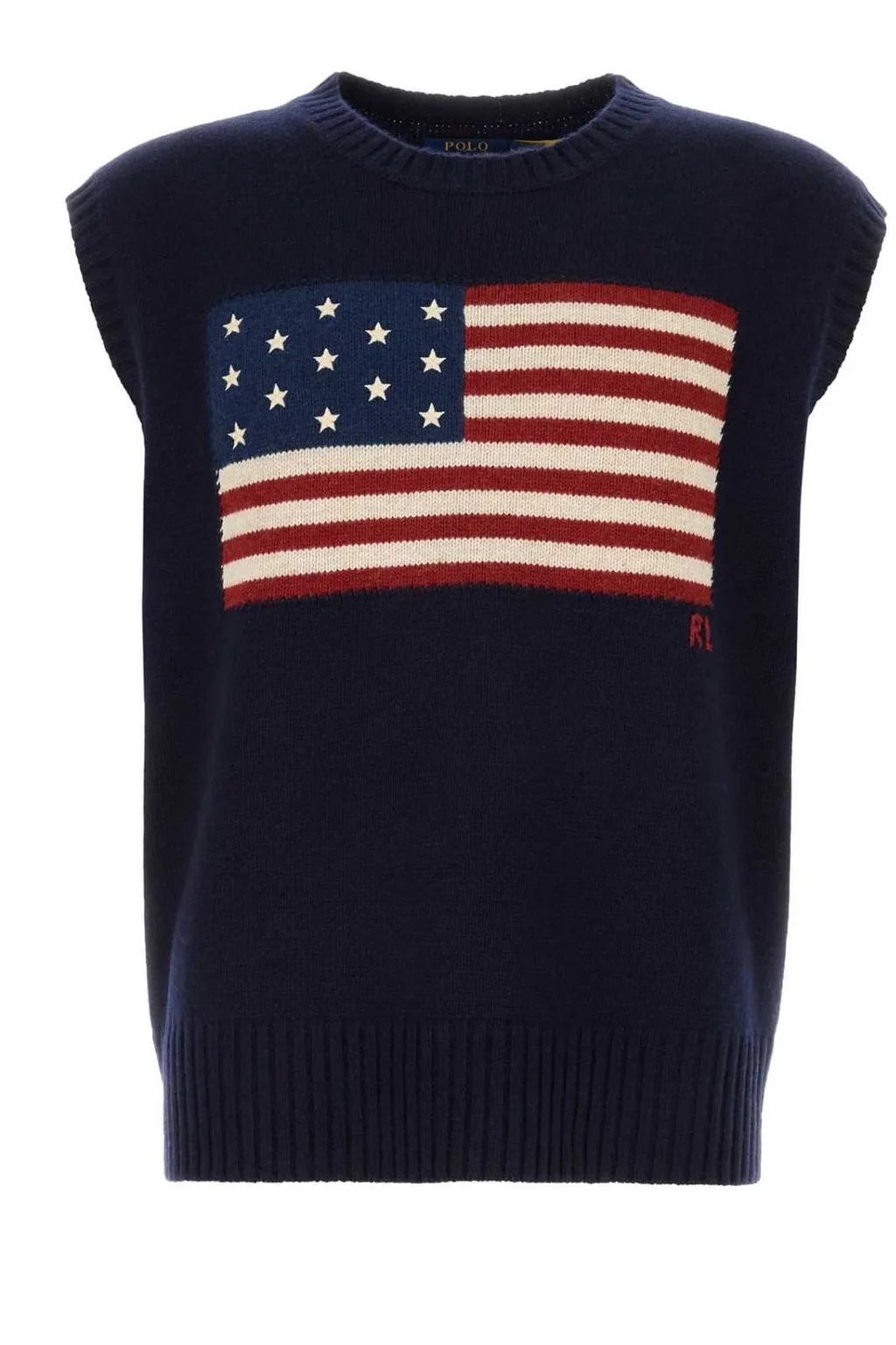 Polo Ralph Lauren Big Fit Flag Knitted Vest