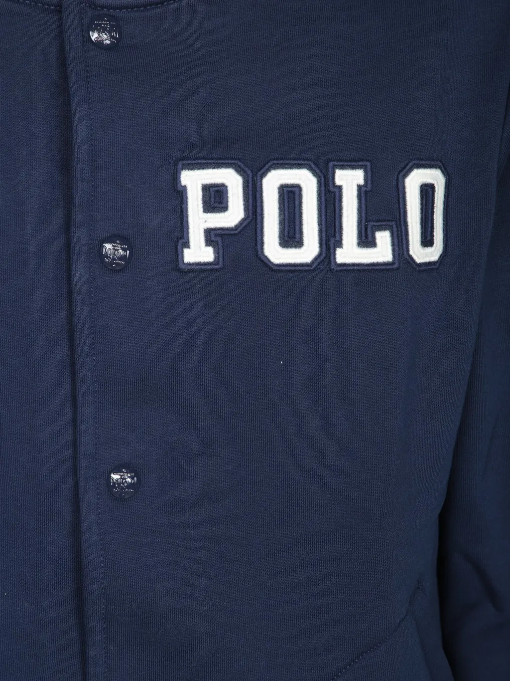 Polo Ralph Lauren Varsity-Letter Embroidered Buttoned Jacket