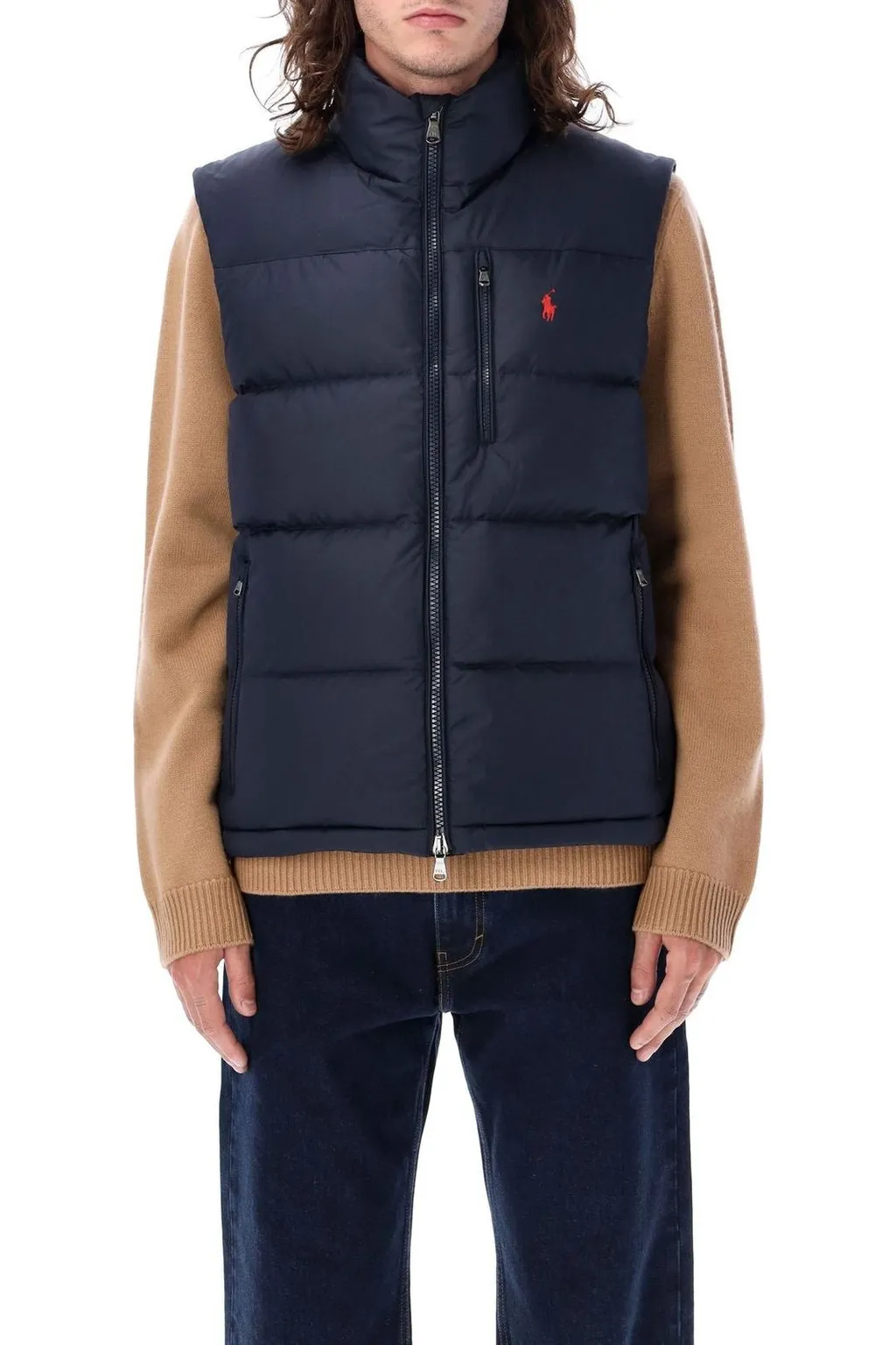 Polo Ralph Lauren Pony Logo Embroidered Zip-Up Gilet