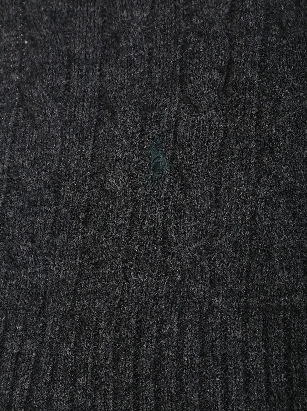 Polo Ralph Lauren Logo-Embroidered Cable-Knit Scarf