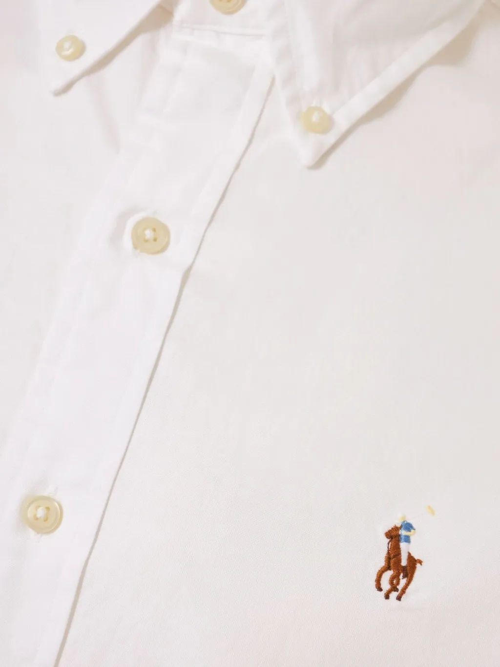 Polo Ralph Lauren Logo-Embroidered Long-Sleeved Shirt