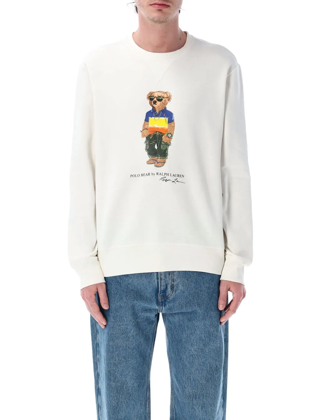 Polo Ralph Lauren Polo Bear Printed Crewneck Sweatshirt
