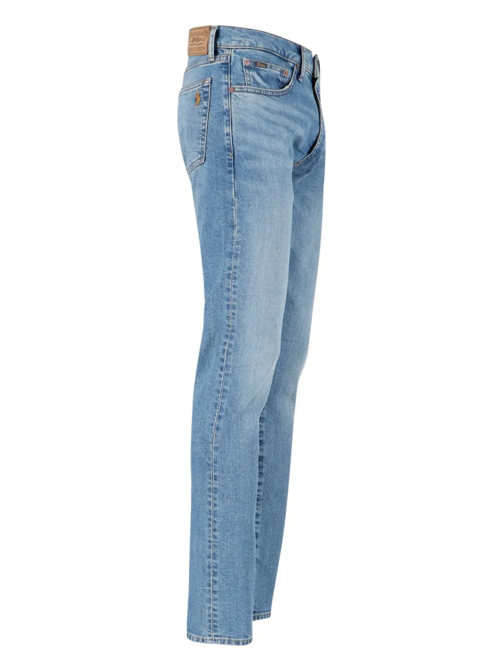 Polo Ralph Lauren Logo Embroidered Slim-Fit Jeans