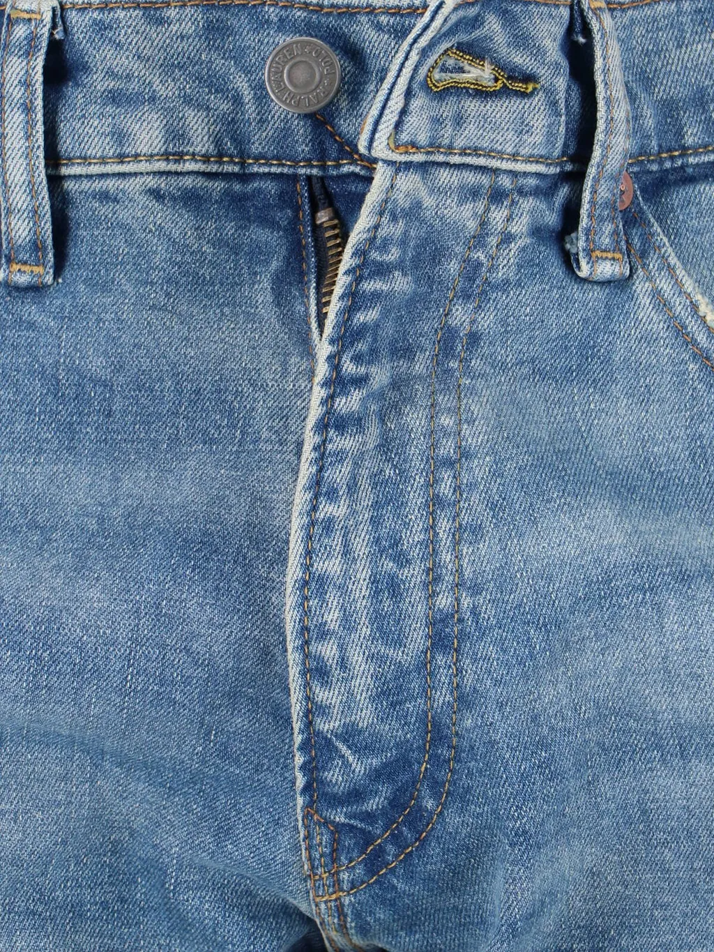 Polo Ralph Lauren Logo Embroidered Slim-Fit Jeans
