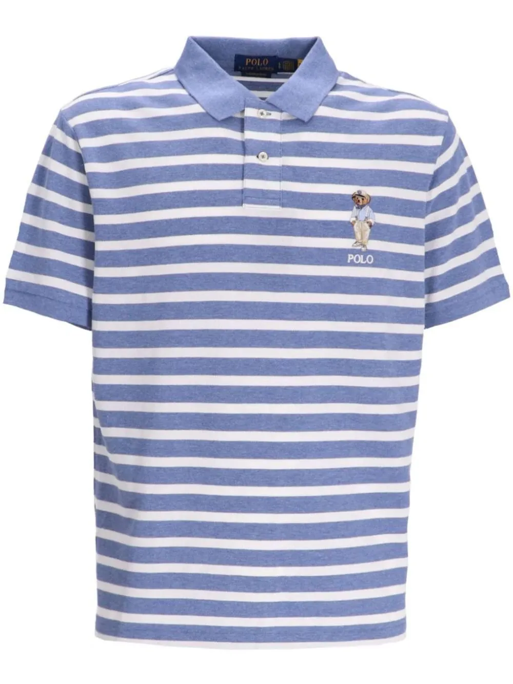 Polo Ralph Lauren Polo Bear Striped Short-Sleeved Polo Shirt