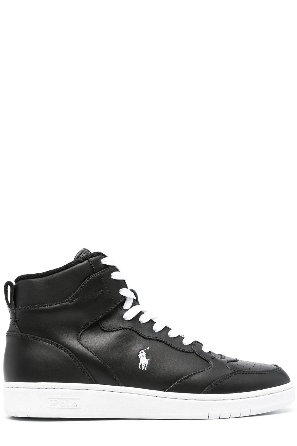 Polo Ralph Lauren Logo Embroidered Lace-Up Sneakers