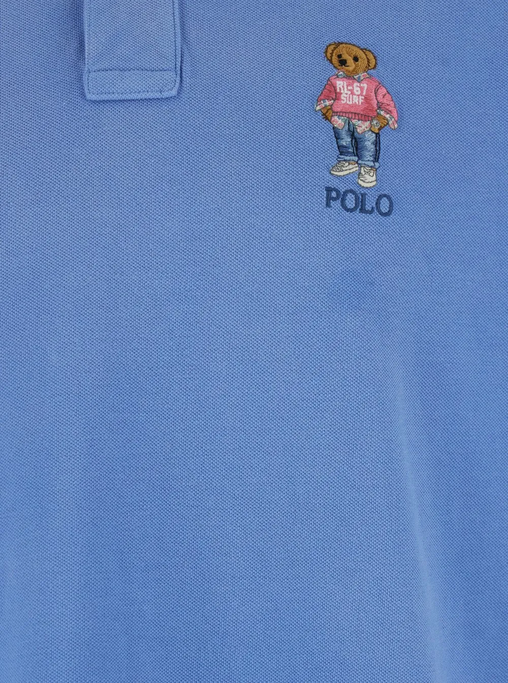 Polo Ralph Lauren Polo Bear-Patch Short Sleeved Polo Shirt