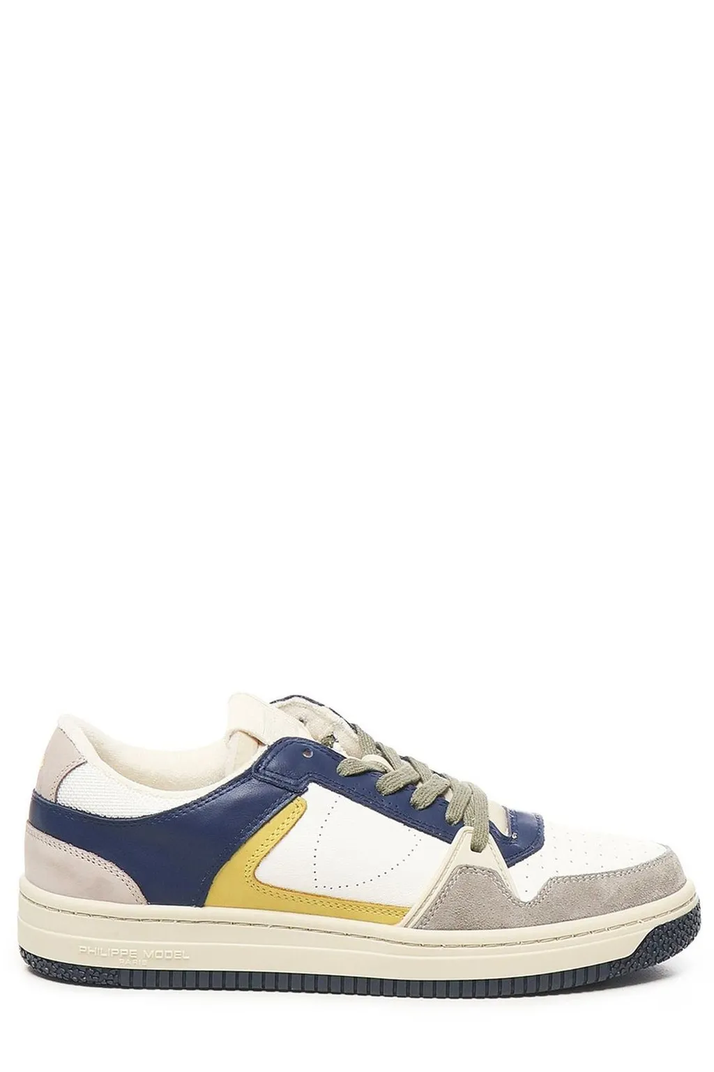 Philippe Model Round Toe Lace-Up Sneakers