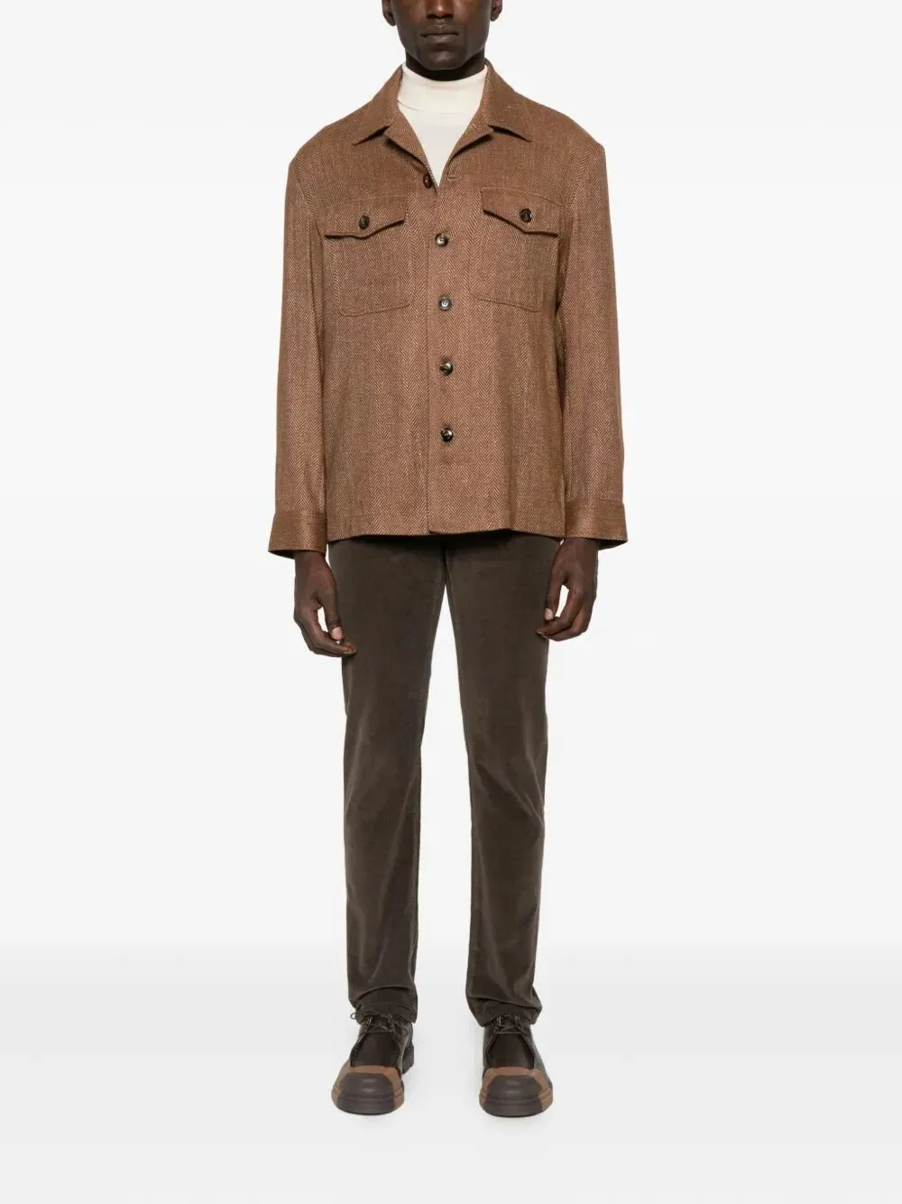 Piacenza 1733 Wool Overshirt Jacket