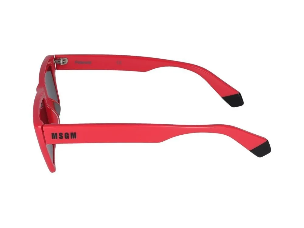 Polaroid Eyewear X Msgm Rectangle Frame Sunglasses