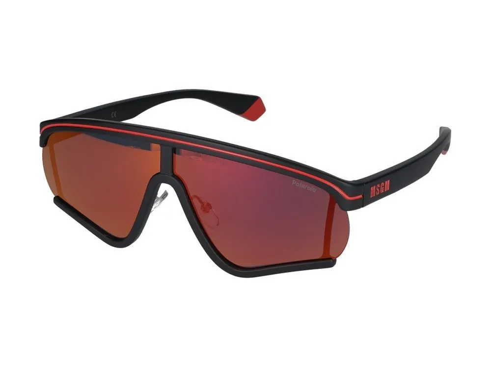 Polaroid Eyewear X Msgm Shield Frame Sunglasses