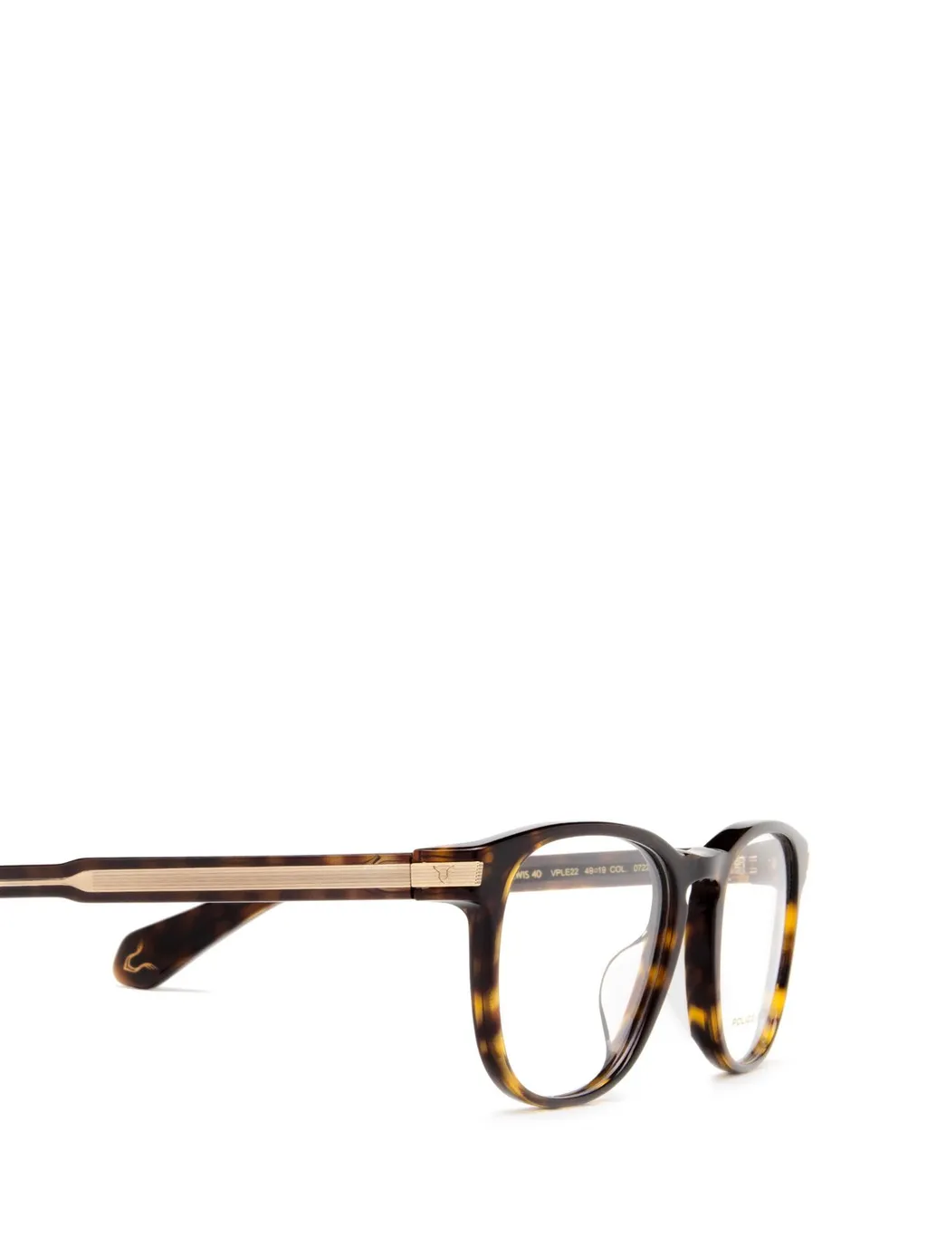 Police Oval Frame Glasses