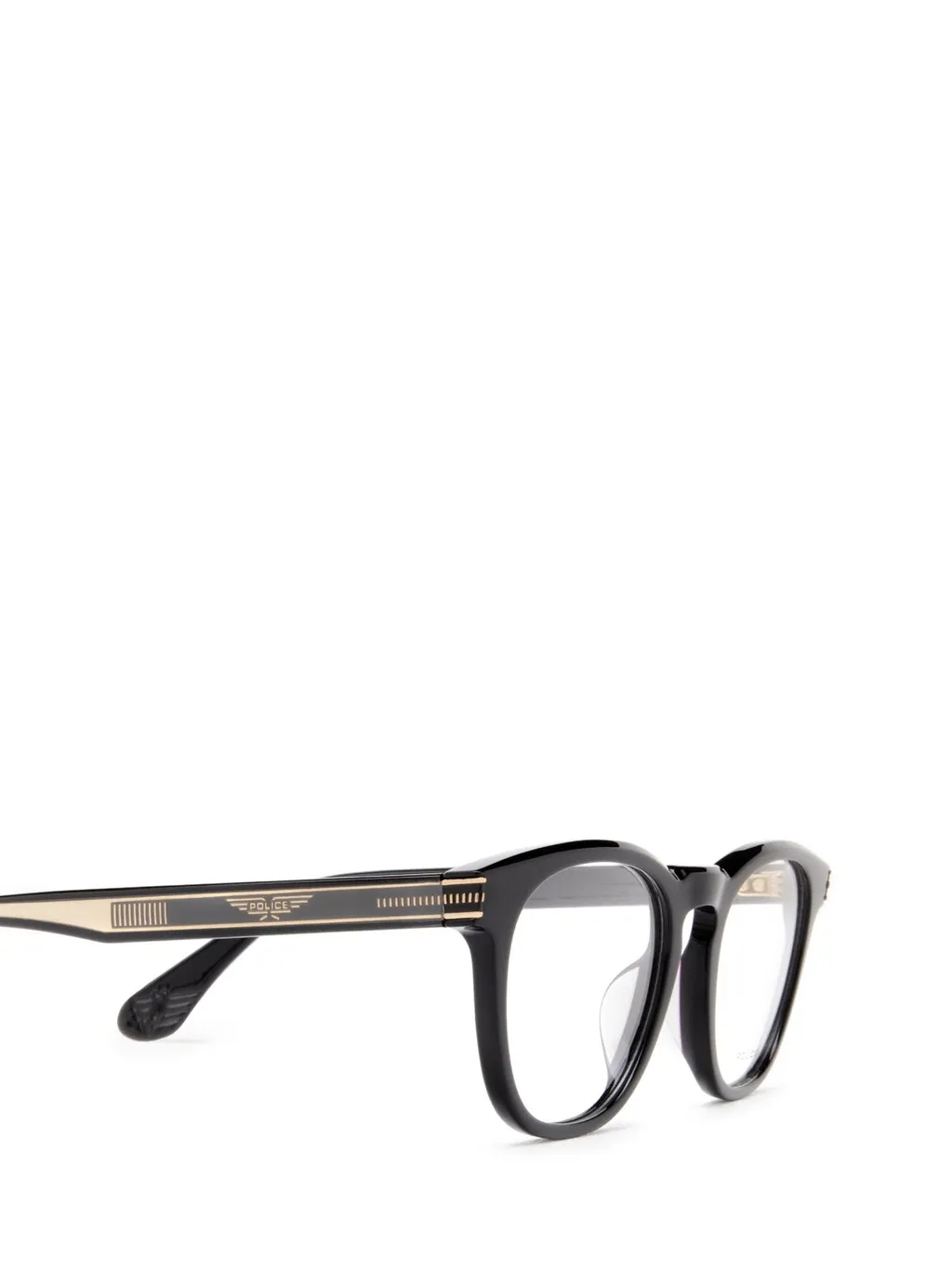 Police Oval Frame Glasses