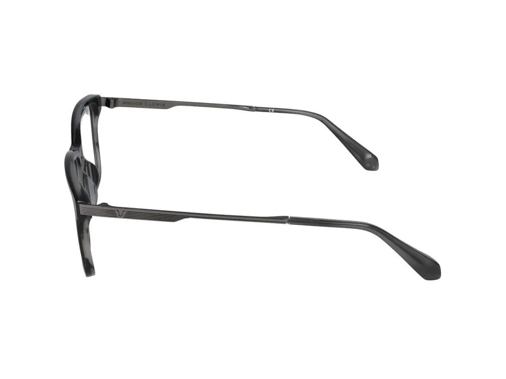 Police Rectangle Frame Glasses