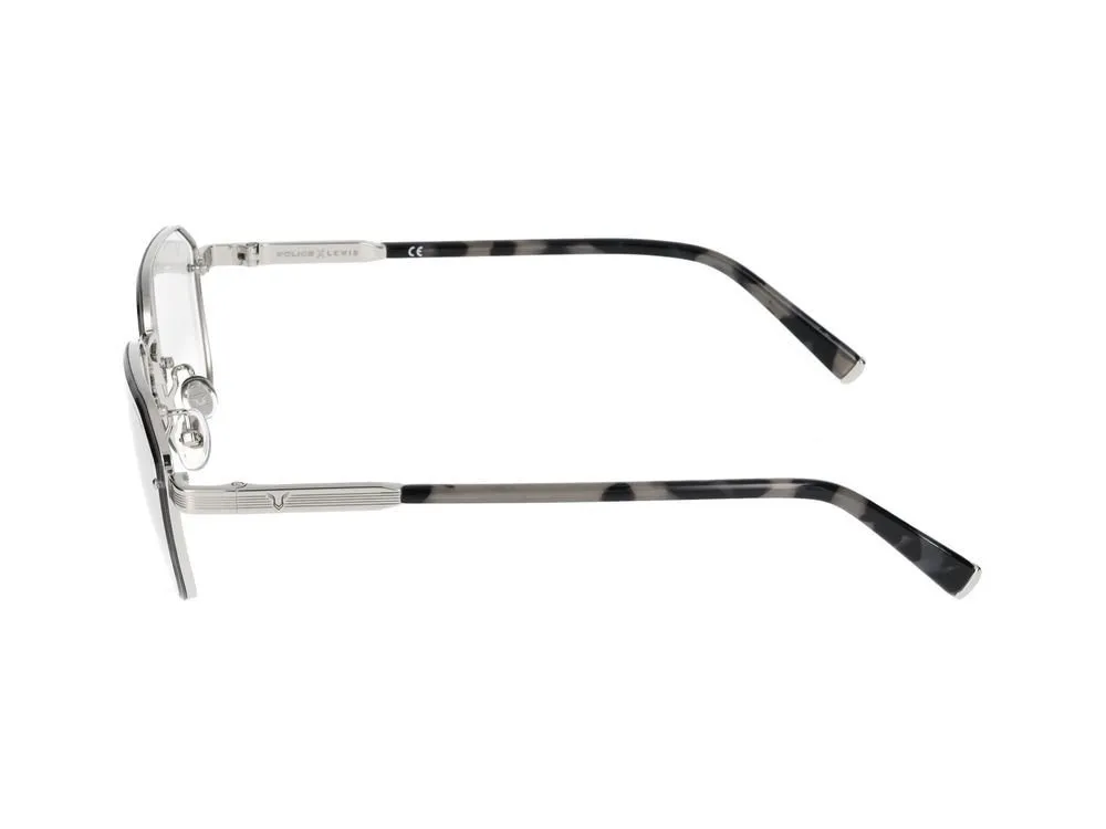 Police Oval Frame Glasses