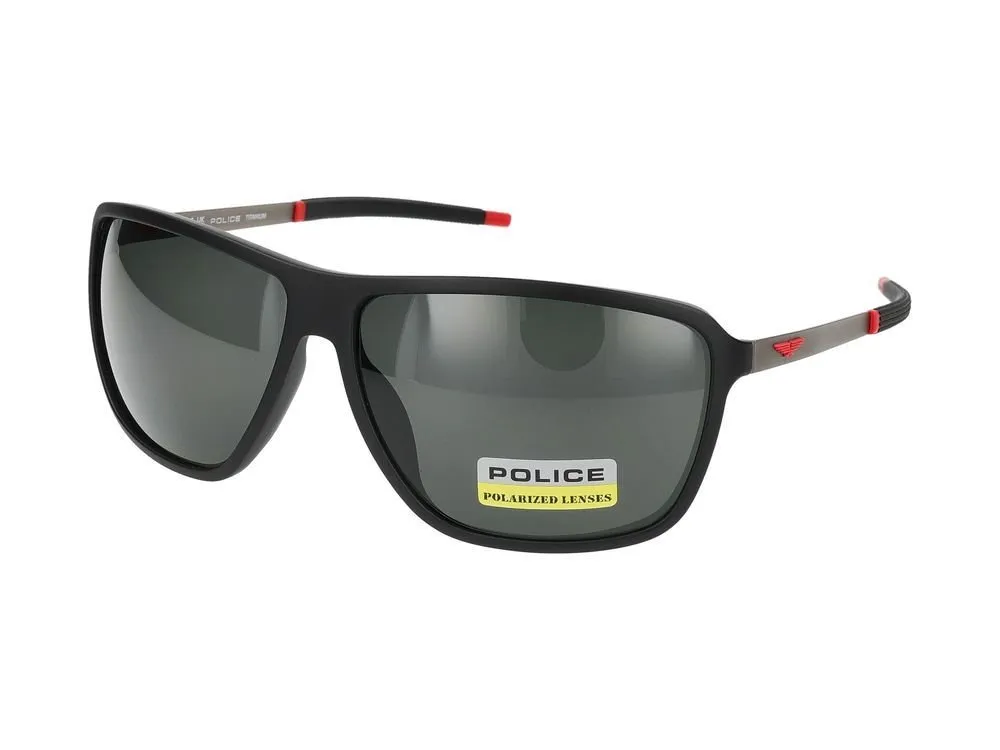Police Solstice 4 Square Frame Sunglasses