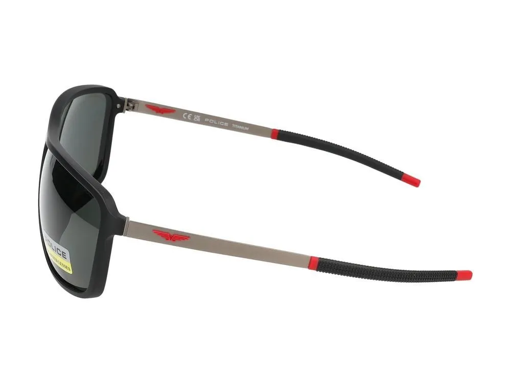 Police Solstice 4 Square Frame Sunglasses