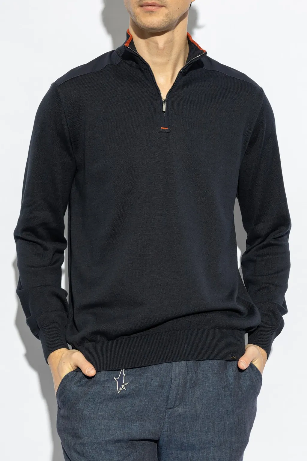 Paul & Shark Half-Zip Knit Sweater