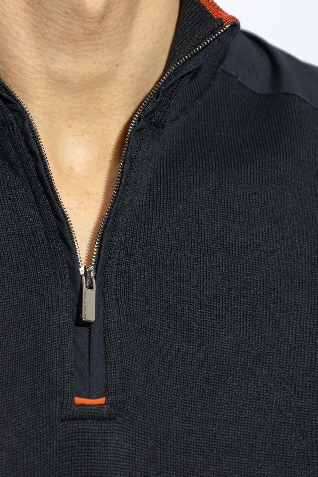 Paul & Shark Half-Zip Knit Sweater