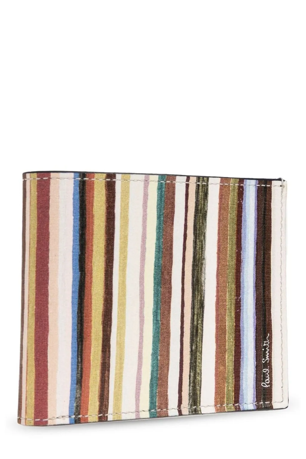 Paul Smith Painted Signature Stripe Compact Billfold Wallet