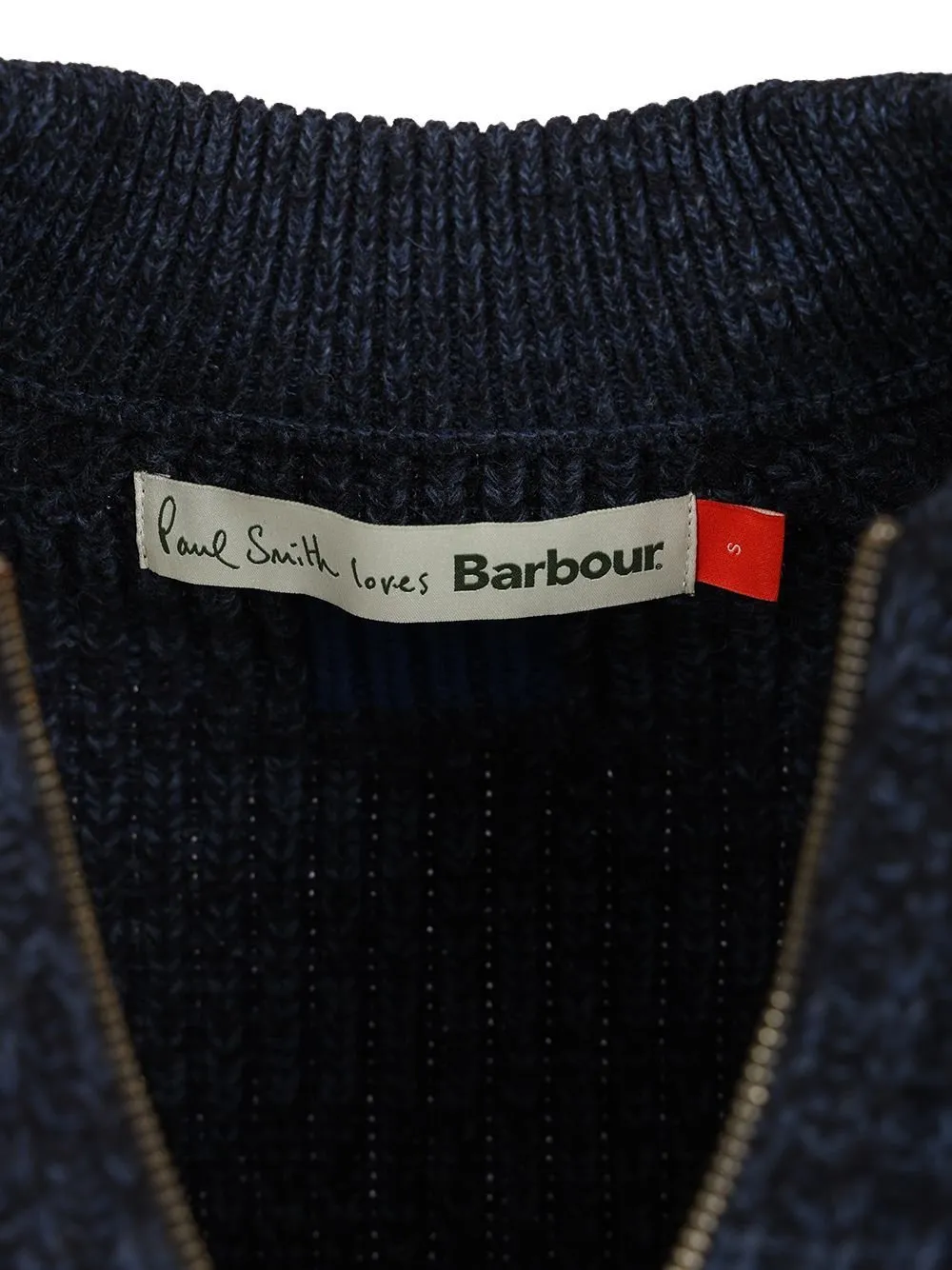 Paul Smith X Barbour Striped Zip-Up Jumper