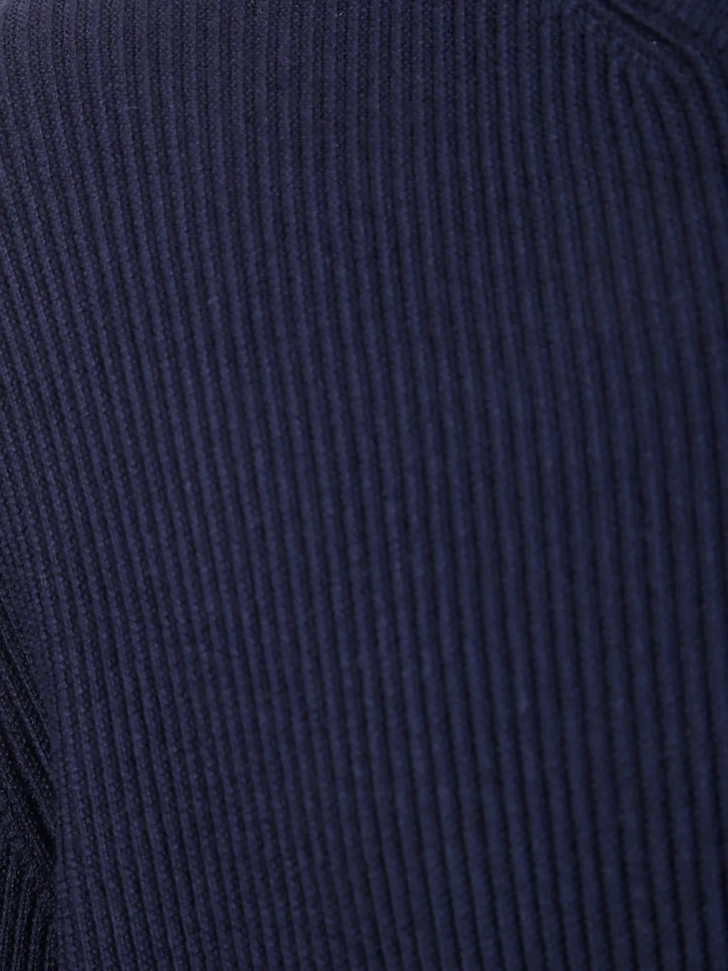 Paul Smith Half Zip Ribbed Knitted Jumper