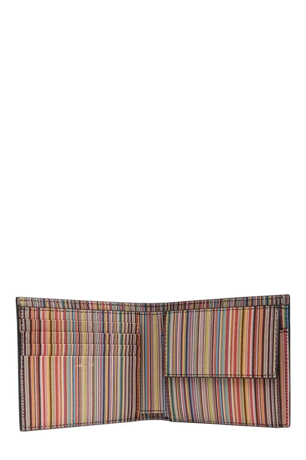 Paul Smith Signature Striped Logo Embossed Wallet
