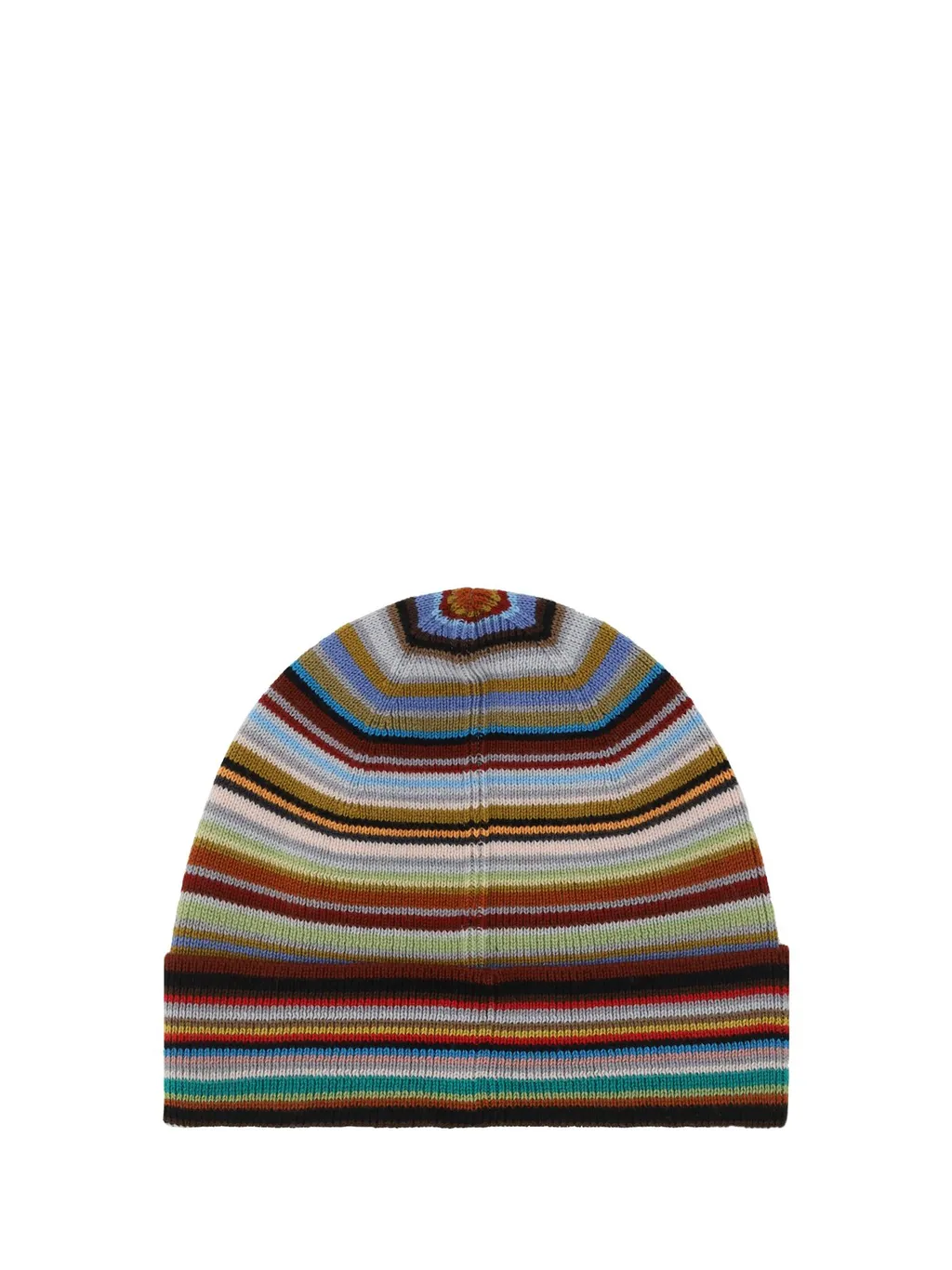 Paul Smith Striped Intarsia-Knitted Beanie