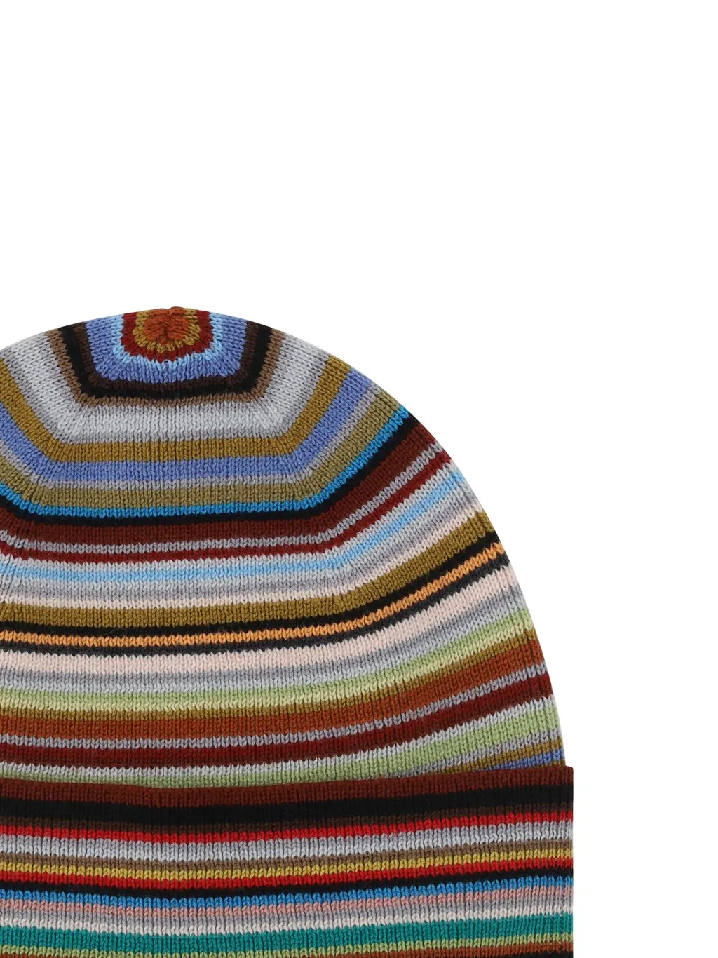 Paul Smith Striped Intarsia-Knitted Beanie