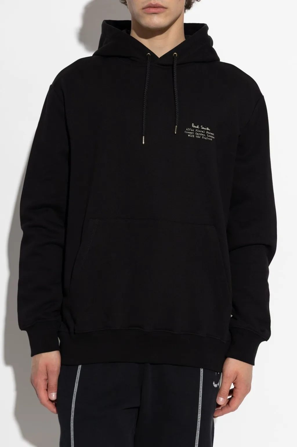 Paul Smith Logo Printed Drawstring Hoodie