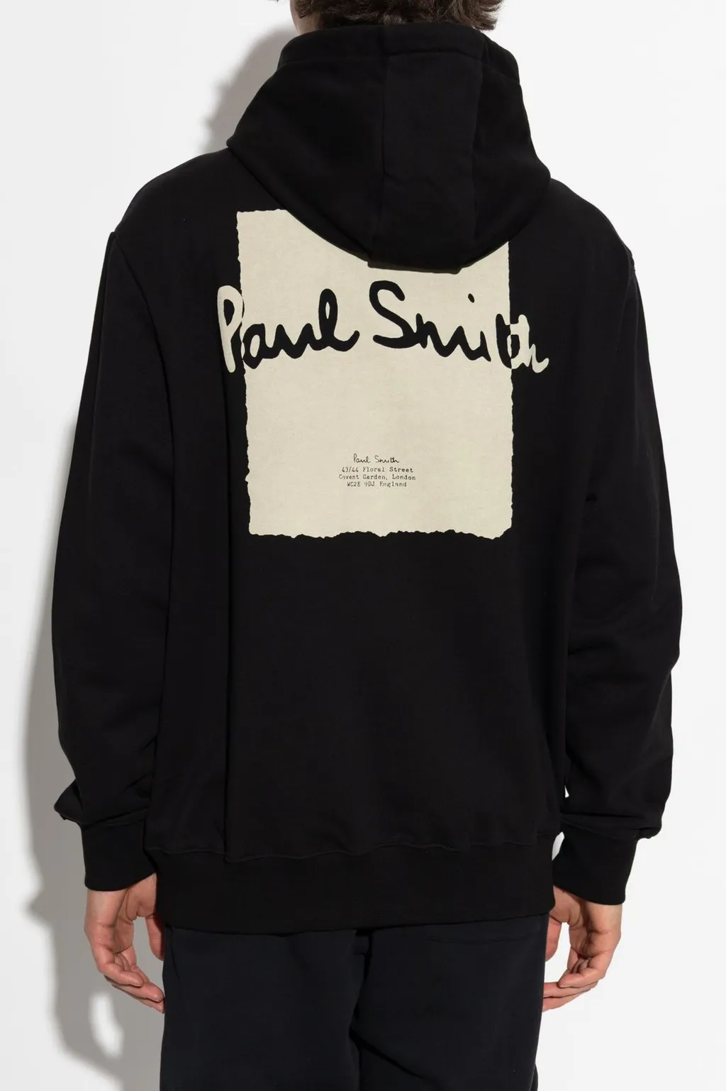 Paul Smith Logo Printed Drawstring Hoodie