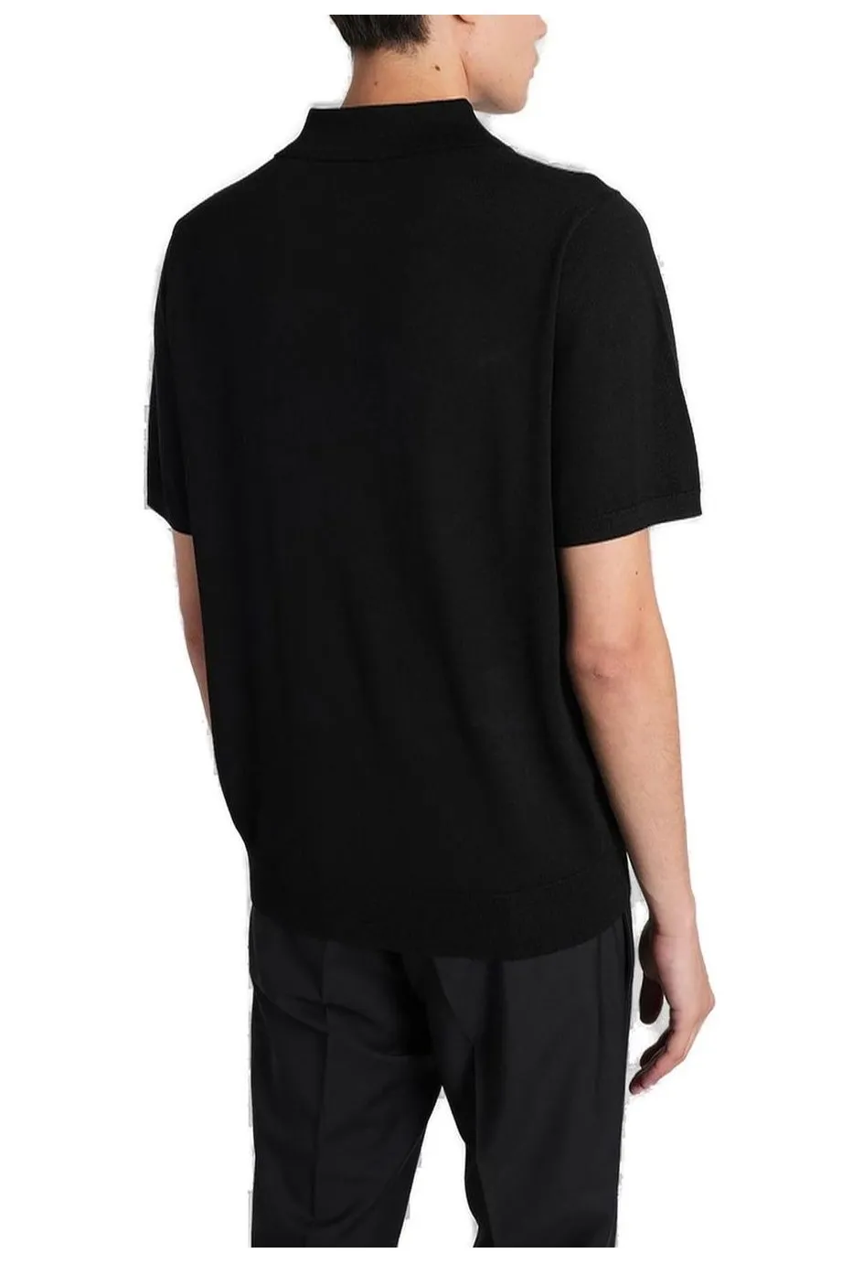Paul Smith Short Sleeved Knitted Polo Shirt