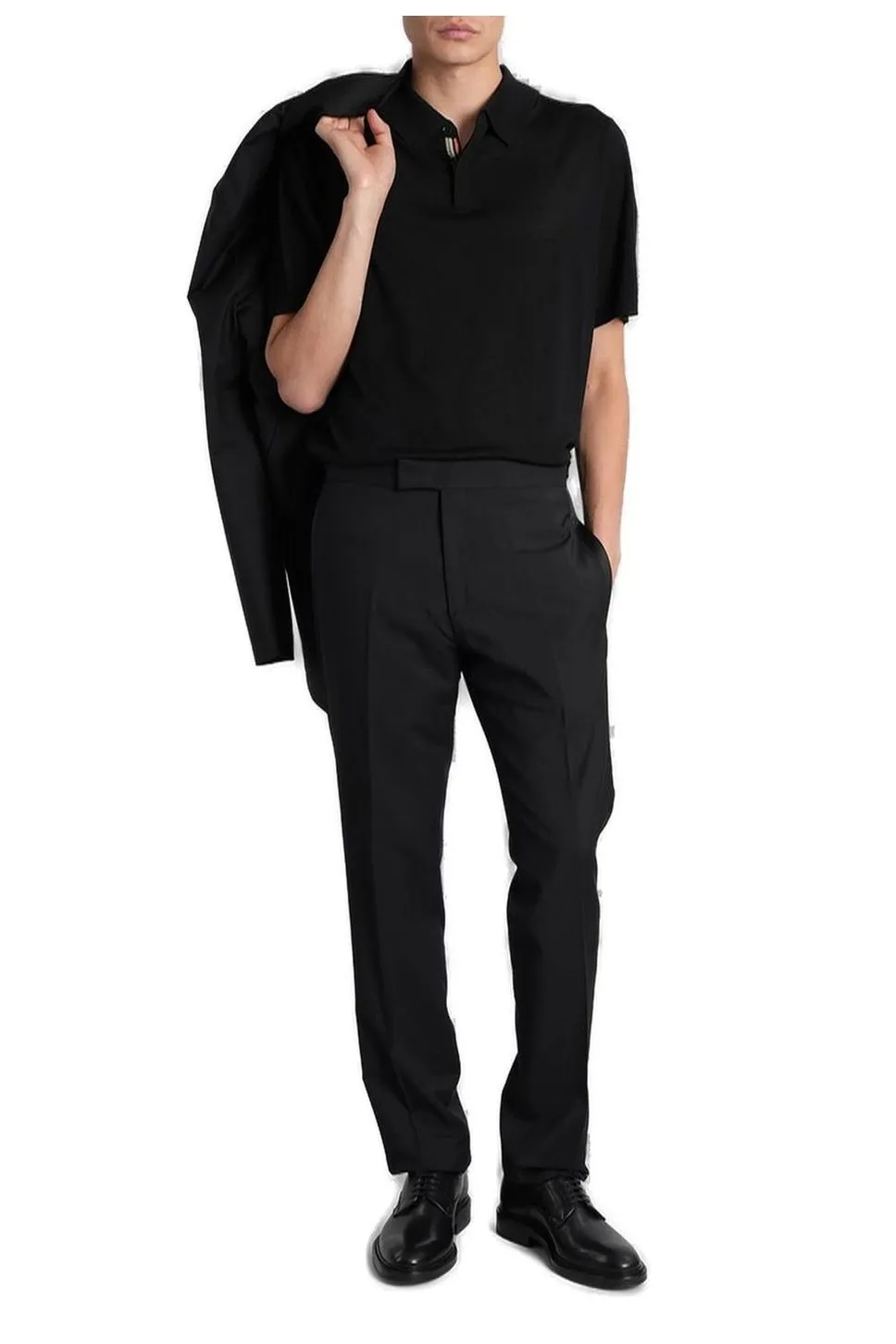 Paul Smith Short Sleeved Knitted Polo Shirt