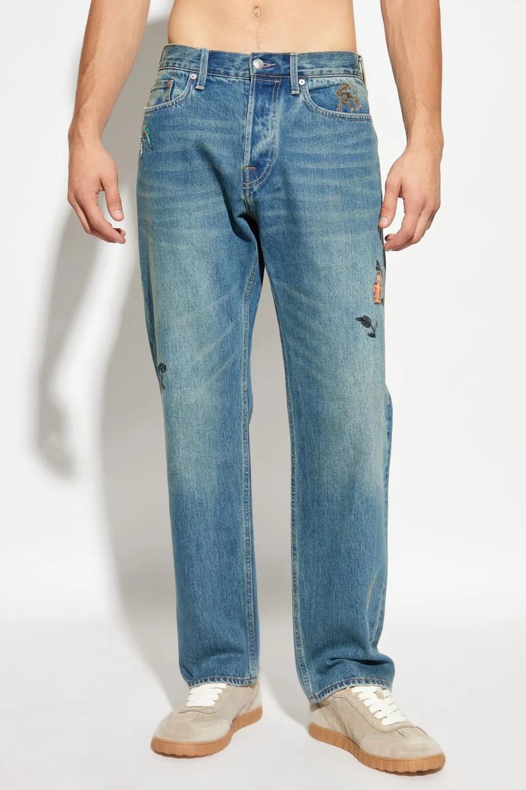 Paul Smith Patches Straight Leg Jeans