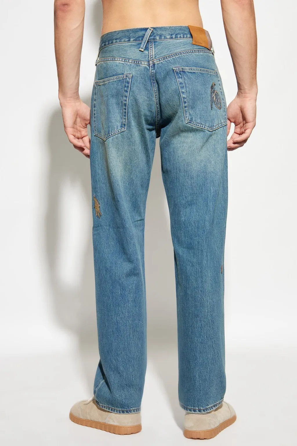 Paul Smith Patches Straight Leg Jeans