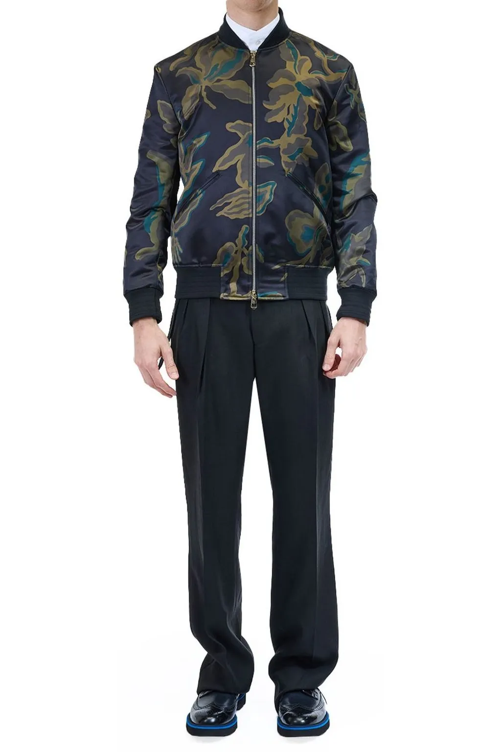 Paul Smith Bohemia Satin Bomber Jacket