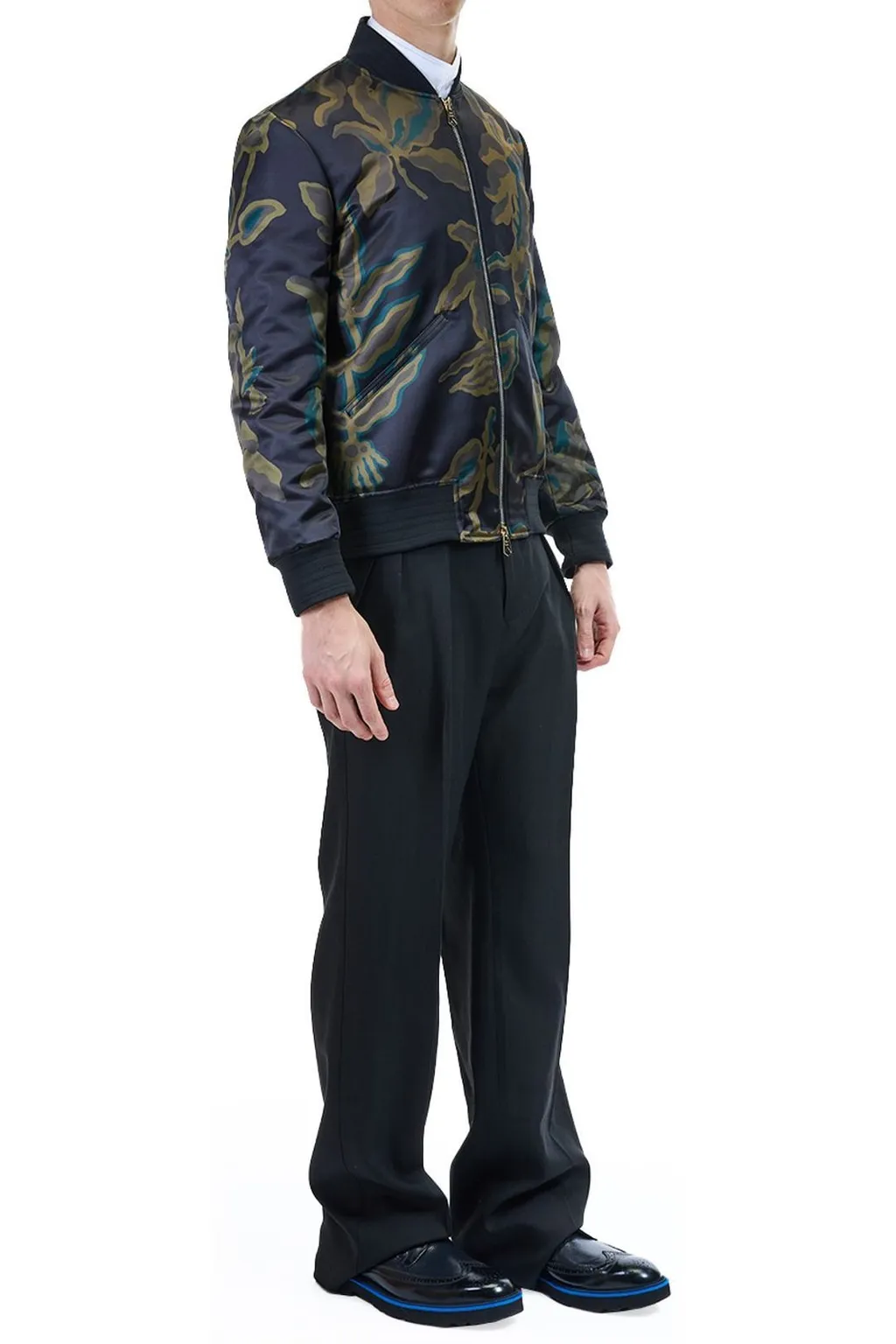 Paul Smith Bohemia Satin Bomber Jacket